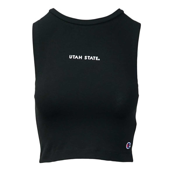 Women's Utah State Cropped Tank Top